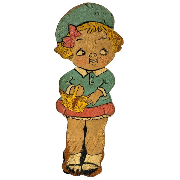 Campbells Soup Vintage Kids Wood Antique Display Piece 1 of a KIND! RARE! - Picture 1 of 5